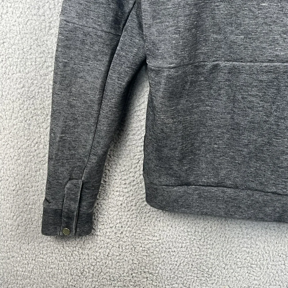Air Jordan Mens AJ XI Pinnacle Hooded Full‎ Zip Hoodie 632072-032 Gray Sz Medium